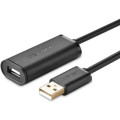 Ugreen Дата кабель USB 2.0 AM to AF 15.0m Active black Ugreen (10323)