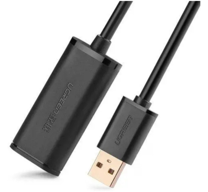 Ugreen Дата кабель USB 2.0 AM to AF 15.0m Active black Ugreen (10323)