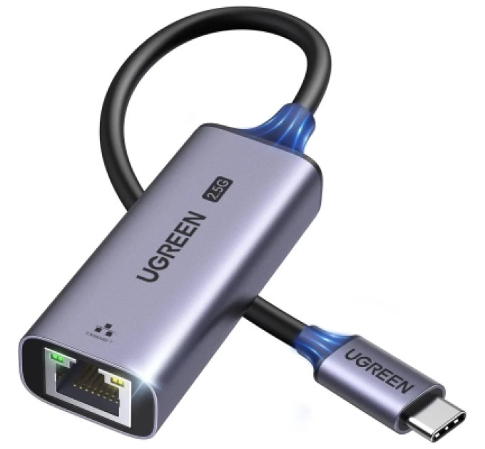 Ugreen Перехідник USB-C to RJ45 Ethernet 2500Mbps Ugreen (25052)