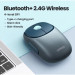 Ugreen Мишка Ugreen MU102 Wireless/Bluetooth Black (90538)