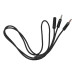 ColorWay Адаптер ColorWay 3.5 мм - 2х3.5 мм (F/M), 1 м, Black (CW-AD-J2MJ)