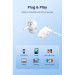 Vention Навушники Vention Echo Lite 3.5mm In-Ear Wired White (GBAWAV)