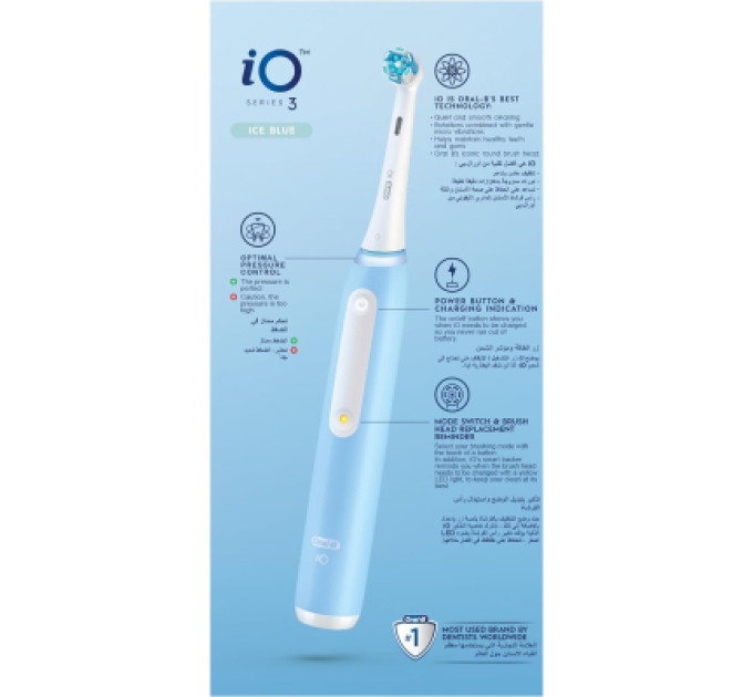 Oral-B Електрична зубна щітка Oral-B iOG3.1A6.0 Ice Blue