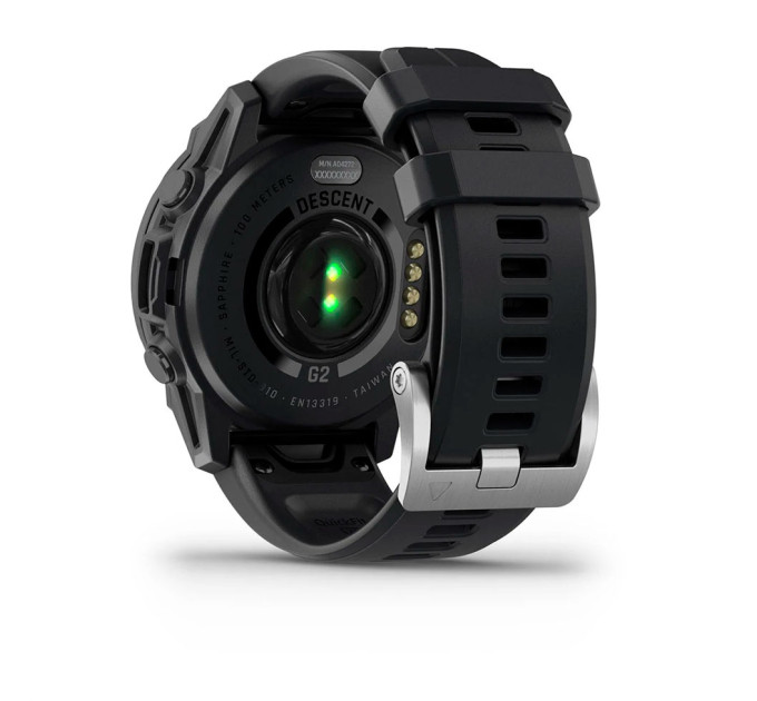 Garmin Смарт-годинник Garmin Descent G2 Black with Black Silicone (010-02986-13)