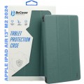 BeCover Чохол до планшета BeCover Smart Case Apple iPad Air 13" M2 2024 Dark Green (711613)