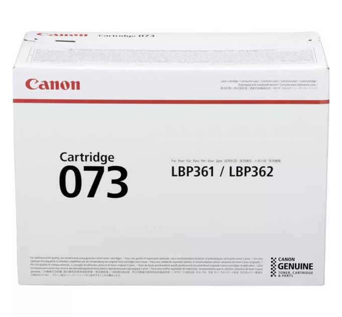 CANON supplies Картридж Canon 073 LBP361/362 Black (27000 стор)