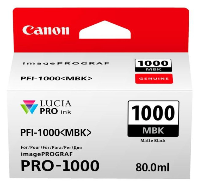 CANON supplies Картридж струменевий Canon PFI-1000MBk (Matte black)