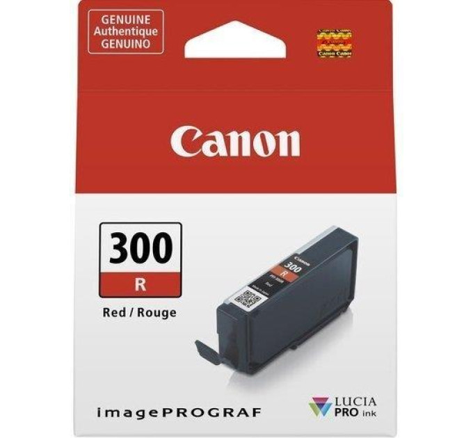 CANON supplies Картридж струменевий Canon PFI-300 imagePROGRAF PRO-300 Red