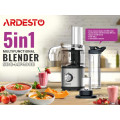 ARDESTO HA Блендер мультифункціональний ARDESTO 400Вт, 5в1, чаша-1000мл, сріблясто-чорний