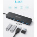 Anker Концентратор Anker PowerExpand Direct 4-in-1 USB-C PD Media Hub Black (A8309G11)
