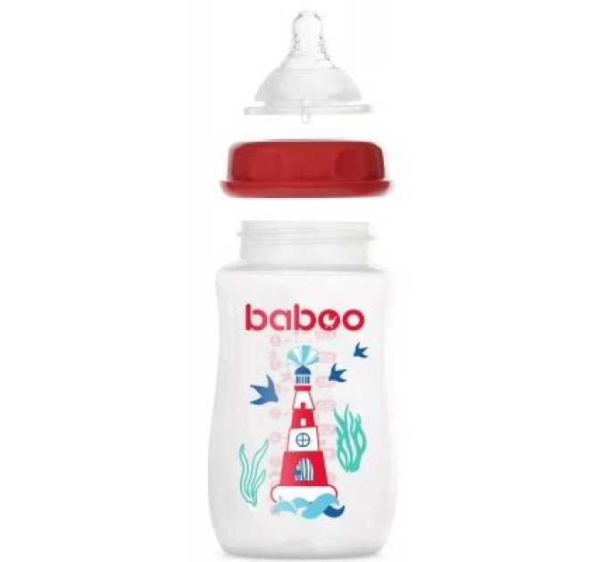 Baboo Пляшечка для годування Baboo Морський маяк 250 мл (3-116)