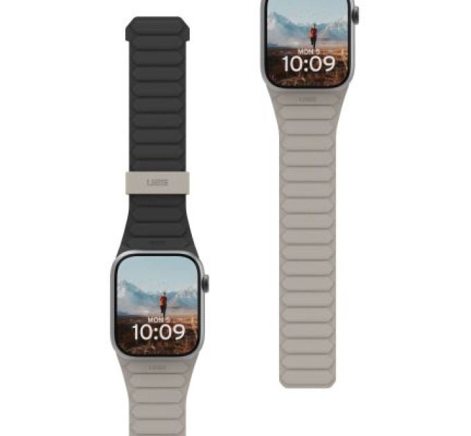 UAG Ремінець до смарт-годинника UAG для Apple Watch Ultra 2/Ultra-49-45-44-42mm, Pathfinder, Black/Titanium (194161114036)