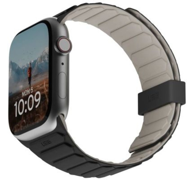 UAG Ремінець до смарт-годинника UAG для Apple Watch Ultra 2/Ultra-49-45-44-42mm, Pathfinder, Black/Titanium (194161114036)