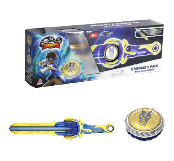 Infinity Nado Дзига Infinity Nado VI серія Standard Pack Fury Wave Dragon Лютий Дракон (EU654121)