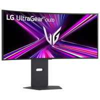 Монітор LG 34" 34GX900A-B 2xHDMI, DP, USB-C, MM, OLED, 3440x1440, 240hz, 0.03ms, DCI-P3 98.5%, CURVED, G-SYNC, FreeSync, HAS, HDR400