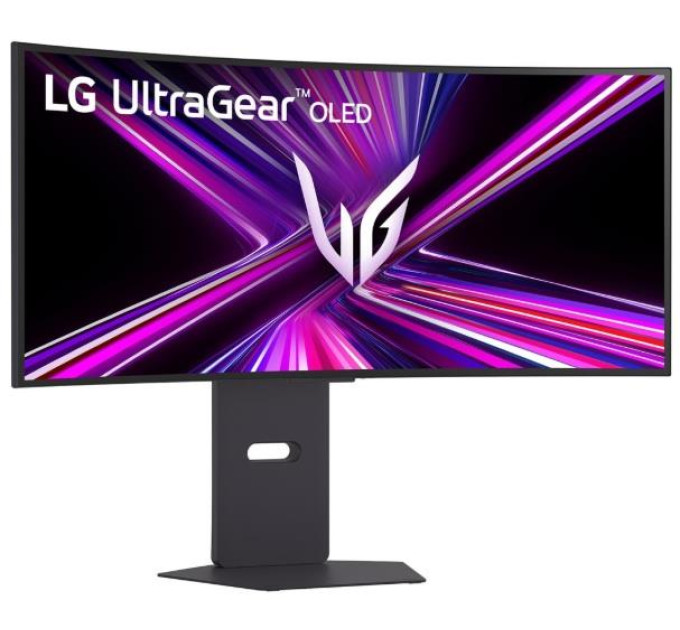 LG monitors Монітор LG 34" 34GX900A-B 2xHDMI, DP, USB-C, MM, OLED, 3440x1440, 240hz, 0.03ms, DCI-P3 98.5%, CURVED, G-SYNC, FreeSync, HAS, HDR400