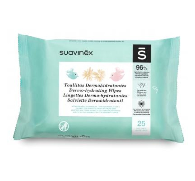 Suavinex Дитячі вологі серветки Suavinex 25 шт. (401153)