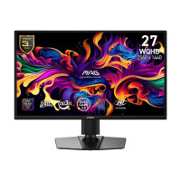 Монітор MSI 26.5" MAG 272QP QD-OLED-X24 2xHDMI, DP, USB-C, Audio, QD-OLED, 2560x1440, 240Hz, 0.03ms, DCI-P3 99%, FreeSync, Pivot, HDR400