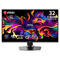 Монітор MSI 31.5" MAG 321UP QD-OLED-X24 2xHDMI, DP, USB-C, Audio, QD-OLED, 3840x2160, 240Hz, 0.03ms, DCI-P3 99%, FreeSync, Pivot, HDR500