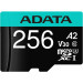 ADATA Карта пам'яті ADATA 256GB microSD class 10 UHS-I U3 V30 A2 Premier Pro SD 6.0 (AUSDX256GUI3V30SA2-RA1)