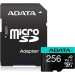 ADATA Карта пам'яті ADATA 256GB microSD class 10 UHS-I U3 V30 A2 Premier Pro SD 6.0 (AUSDX256GUI3V30SA2-RA1)