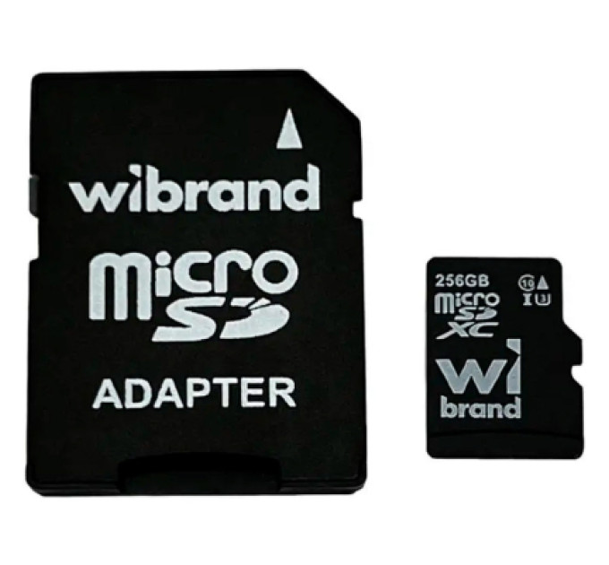 Wibrand Карта пам'яті Wibrand 256GB microSD class 10 UHS-I U3 (WICDHU3/256GB-A)