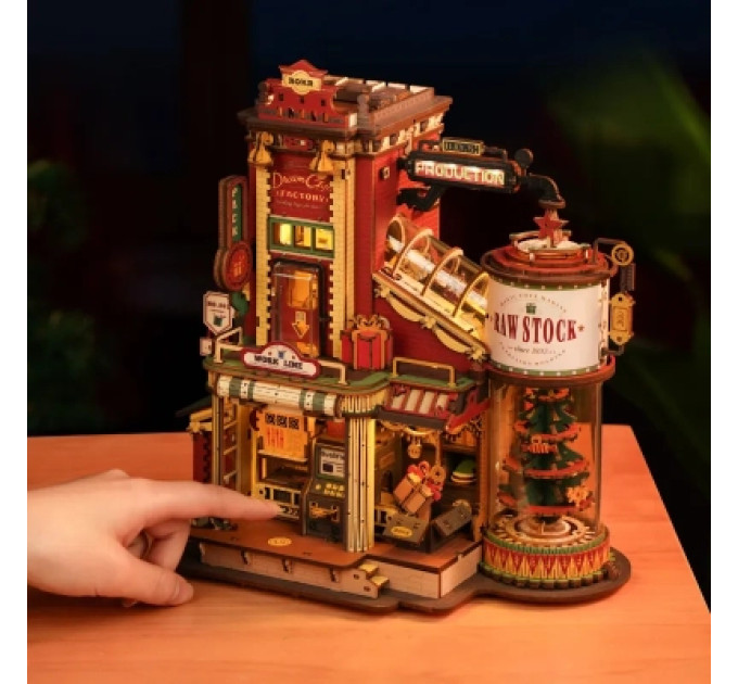Robotime Конструктор Robotime Rokr дерев'яний 3D Фабрика мрій (EAB01)