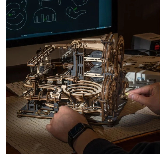 Robotime Конструктор Robotime Rokr дерев'яний 3D Мармурове нічне місто (LGA01)