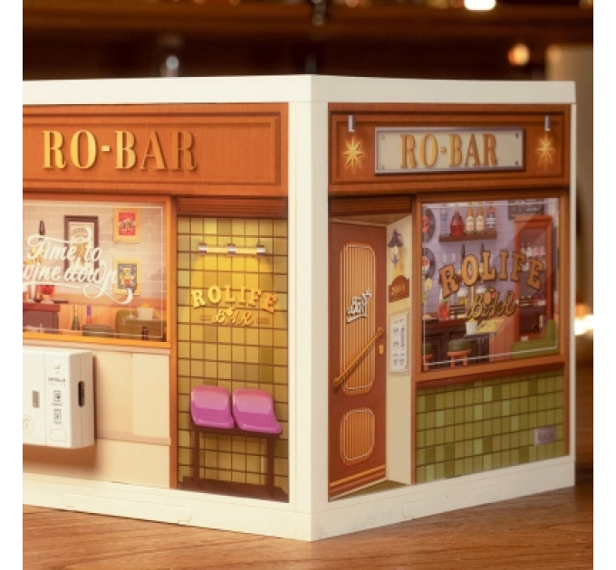 Robotime Конструктор Robotime Rolife 3D Бар Неквапливе чаювання (DW012)