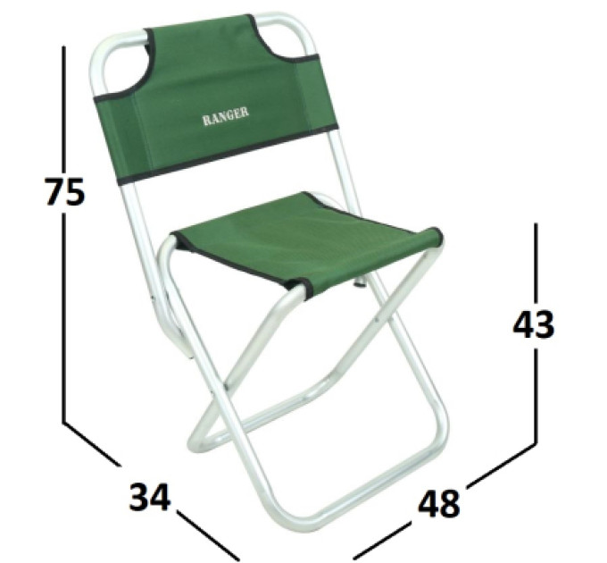 Ranger Стілець складаний Ranger Sula Alum (RA4421)