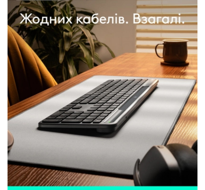 Logitech Клавіатура Logitech Slim Solar+ Bluetooth Graphite (920-013764)