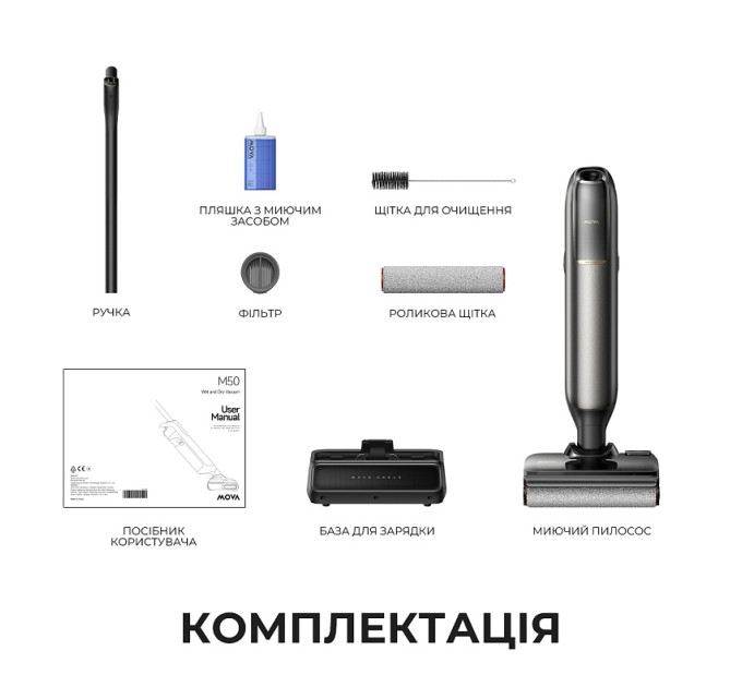 MOVA Акумуляторний миючий пилосос Mova M50 (HMH66A)