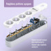 ColorWay Фільтр живлення ColorWay CW-CHE44PDW 4 розетки, 4USB (Type-C PD20W + 3USB QC3.0) (45W), 2 м, White