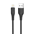 ColorWay Кабель ColorWay USB - Lightning (M/M), textured PVC, 3А, 1 м, Black (CW-CBUL094-BK)