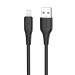 ColorWay Кабель ColorWay USB - Lightning (M/M), textured PVC, 3А, 1 м, Black (CW-CBUL094-BK)