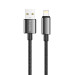 ColorWay Кабель ColorWay USB - Lightning (M/M), zinc alloy braided, 3А, 1 м, Black (CW-CBUL098-BK)