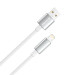 ColorWay Кабель ColorWay USB - Lightning (M/M), zinc alloy braided, 3А, 1 м, White (CW-CBUL098-WT)