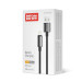 ColorWay Кабель ColorWay USB - Lightning (M/M), zinc alloy braided, 3А, 2 м, Black (CW-CBUL099-BK)