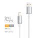 ColorWay Кабель ColorWay USB - Lightning (M/M), zinc alloy braided, 3А, 2 м, White (CW-CBUL099-WT)