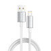 ColorWay Кабель ColorWay USB - Lightning (M/M), zinc alloy braided, 3А, 2 м, White (CW-CBUL099-WT)