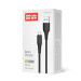 ColorWay Кабель ColorWay USB - micro USB (M/M), textured PVC, 3А, 1 м, Black (CW-CBUM094-BK)