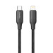ColorWay Кабель ColorWay USB Type-C - Lightning (M/M), TPE embossed, 3А, 1 м, Black (CW-CBPDCL101-BK)