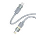 ColorWay Кабель ColorWay USB Type-C - Lightning (M/M), warm light, 3А, 1 м, Grey (CW-CBPDCL092-GR)