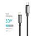 ColorWay Кабель ColorWay USB Type-C - Lightning (M/M), zinc alloy braided, 3А, 1 м, Black (CW-CBPDCL098-BK)
