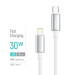 ColorWay Кабель ColorWay USB Type-C - Lightning (M/M), zinc alloy braided, 3А, 2 м, White (CW-CBPDCL099-WT)