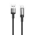 ColorWay Кабель ColorWay USB - USB Type-C (M/M), braided wire, 6А, 1 м, Black (CW-CBUC096-BK)