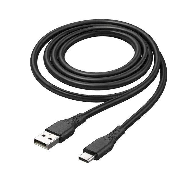 ColorWay Кабель ColorWay USB - USB Type-C (M/M), textured PVC, 3А, 1 м, Black (CW-CBUC094-BK)