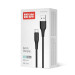 ColorWay Кабель ColorWay USB - USB Type-C (M/M), textured PVC, 3А, 1 м, Black (CW-CBUC094-BK)