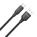 ColorWay Кабель ColorWay USB - USB Type-C (M/M), TPE embossed, 3А, 1 м, Black (CW-CBUC101-BK)