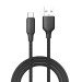 ColorWay Кабель ColorWay USB - USB Type-C (M/M), TPE embossed, 3А, 2 м, Black (CW-CBUC102-BK)